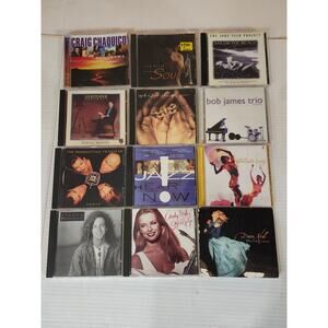 Lot Of 12 CDs Jazz Smooth Jazz Kenny G Bob James Diana Krall John Tesh